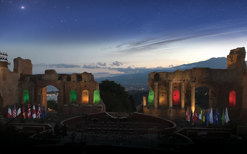 New light for the G7 Summit in Taormina